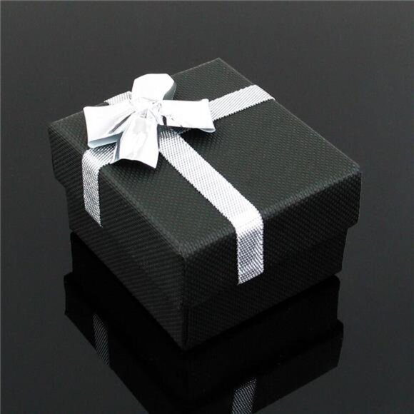 Men's Wedding Band Rings Black Carbon Fiber Inlay Wedding Rings for Men & Women - Picture 7 of 7